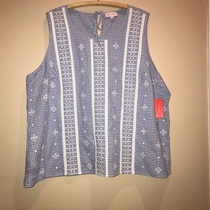 SALE!! Molly & Isadora Blue Blouse